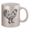 11oz Metallic Silver Mug Thumbnail