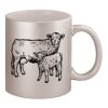11oz Metallic Silver Mug Thumbnail