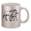 11oz Metallic Silver Mug Thumbnail