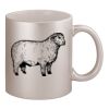 11oz Metallic Silver Mug Thumbnail