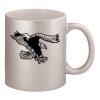 11oz Metallic Silver Mug Thumbnail