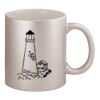 11oz Metallic Silver Mug Thumbnail