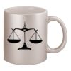 11oz Metallic Silver Mug Thumbnail