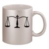 11oz Metallic Silver Mug Thumbnail