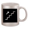 11oz Metallic Silver Mug Thumbnail