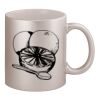 11oz Metallic Silver Mug Thumbnail
