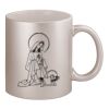 11oz Metallic Silver Mug Thumbnail