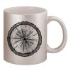 11oz Metallic Silver Mug Thumbnail