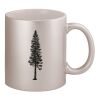 11oz Metallic Silver Mug Thumbnail