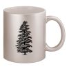 11oz Metallic Silver Mug Thumbnail