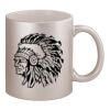 11oz Metallic Silver Mug Thumbnail