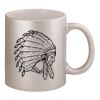 11oz Metallic Silver Mug Thumbnail
