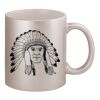 11oz Metallic Silver Mug Thumbnail