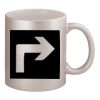 11oz Metallic Silver Mug Thumbnail