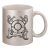 11oz Metallic Silver Mug Thumbnail