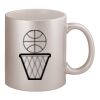 11oz Metallic Silver Mug Thumbnail