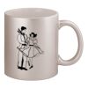 11oz Metallic Silver Mug Thumbnail