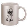 11oz Metallic Silver Mug Thumbnail