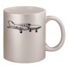 11oz Metallic Silver Mug Thumbnail