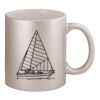 11oz Metallic Silver Mug Thumbnail