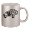 11oz Metallic Silver Mug Thumbnail