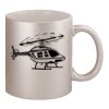 11oz Metallic Silver Mug Thumbnail