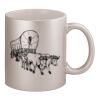 11oz Metallic Silver Mug Thumbnail