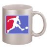 11oz Metallic Silver Mug Thumbnail