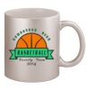11oz Metallic Silver Mug Thumbnail