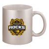 11oz Metallic Silver Mug Thumbnail
