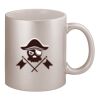 11oz Metallic Silver Mug Thumbnail