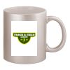 11oz Metallic Silver Mug Thumbnail