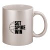 11oz Metallic Silver Mug Thumbnail