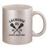 11oz Metallic Silver Mug Thumbnail