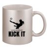11oz Metallic Silver Mug Thumbnail