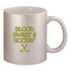 11oz Metallic Silver Mug Thumbnail