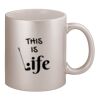 11oz Metallic Silver Mug Thumbnail