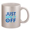 11oz Metallic Silver Mug Thumbnail