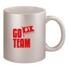 11oz Metallic Silver Mug Thumbnail