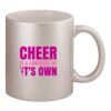 11oz Metallic Silver Mug Thumbnail