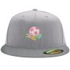 Flexfit 6210 Structured Flat Bill Fitted Hat Thumbnail