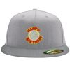 Flexfit 6210 Structured Flat Bill Fitted Hat Thumbnail