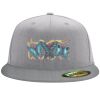 Flexfit 6210 Structured Flat Bill Fitted Hat Thumbnail