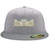 Flexfit 6210 Structured Flat Bill Fitted Hat Thumbnail