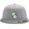 Flexfit 6210 Structured Flat Bill Fitted Hat Thumbnail